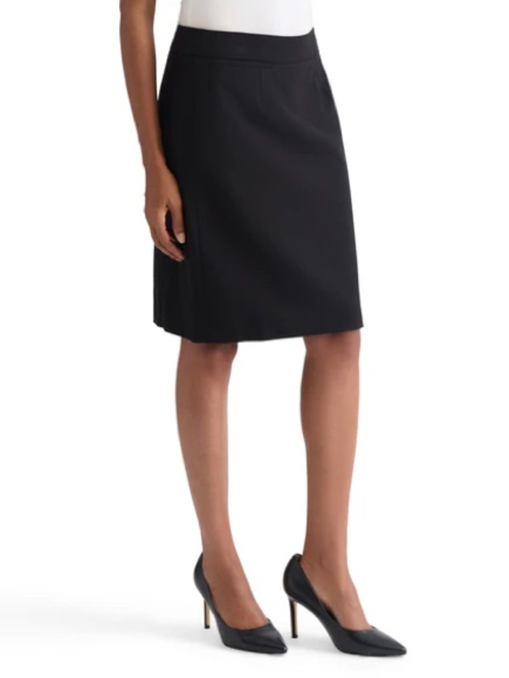 Jones New York Black Pencil Skirt - Sleek Professional Cut